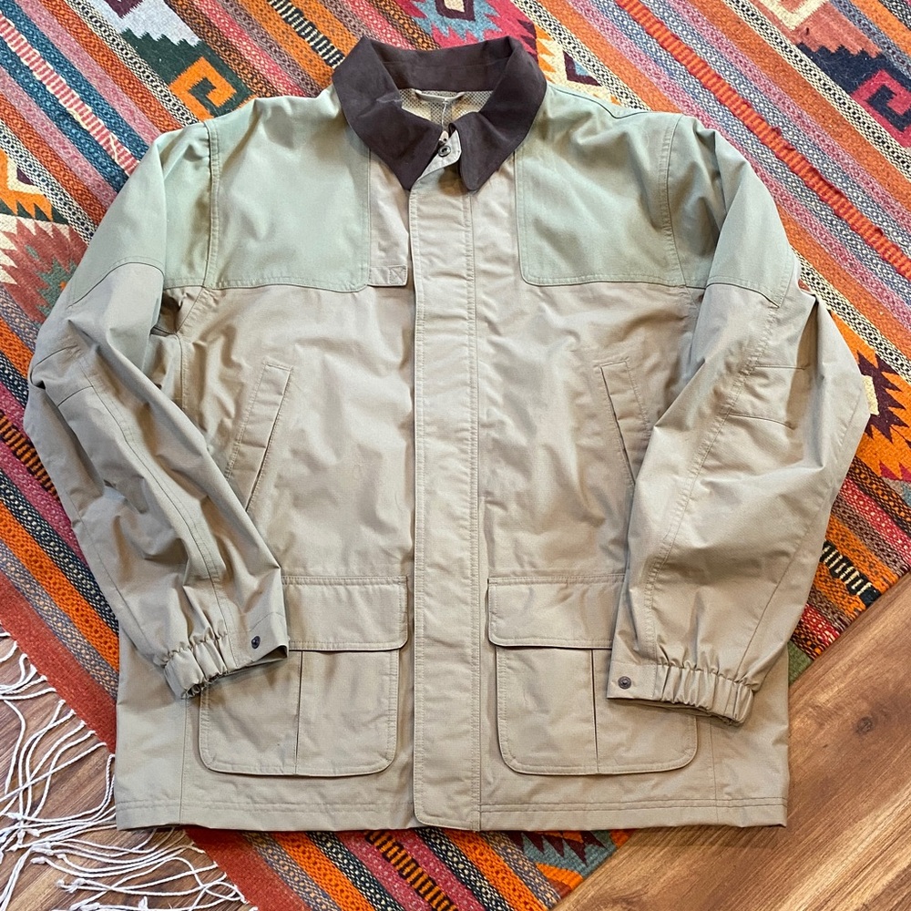 L.L. Bean Tan and Brown Military Field Jacket & Hunting